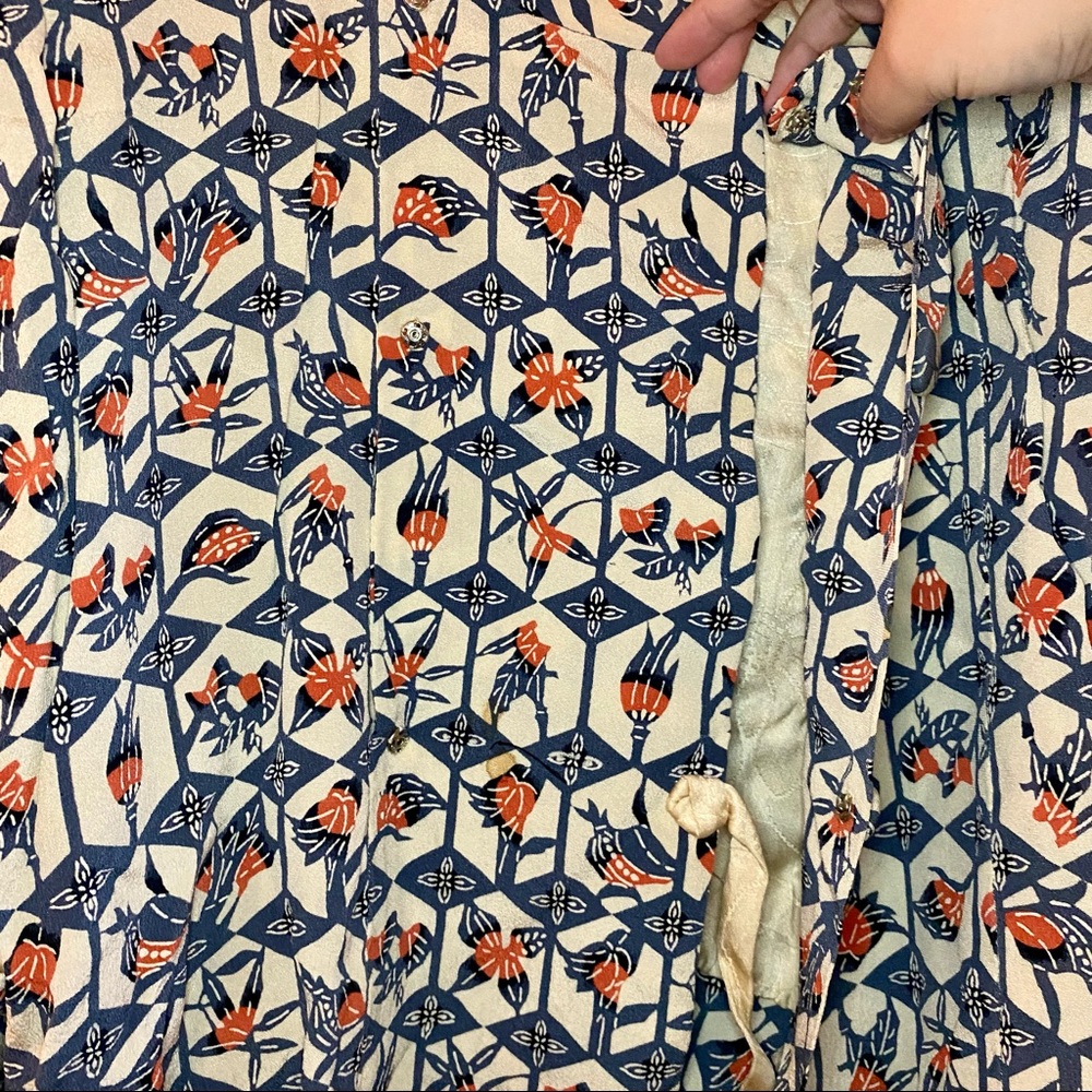Vintage Kimono Style Shirt 1970s - Picture 5 of 7